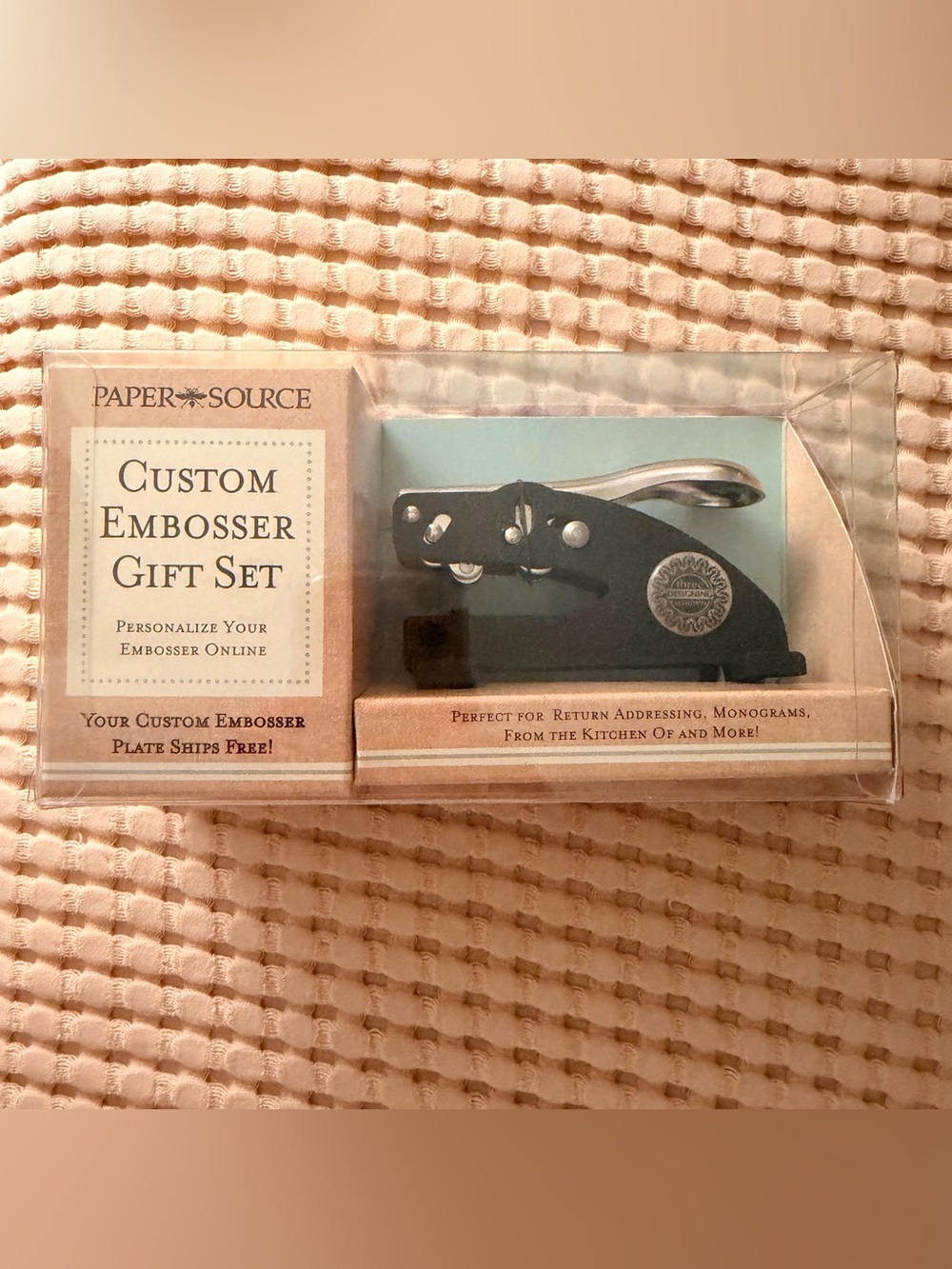 ✨Paper Source Custom Embosser Gift Set - Open Box, Unused